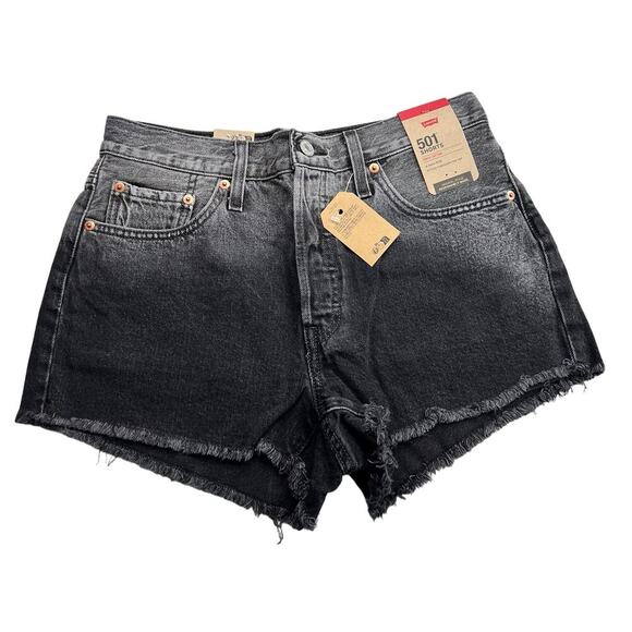 New Women’s Levi’s 501 Original High Rise Shorts Size 29 - Picture 2 of 10